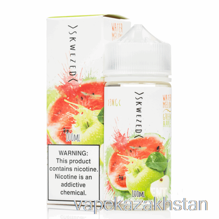 Vape Smoke Watermelon Green Apple - Skwezed - 100mL 6mg